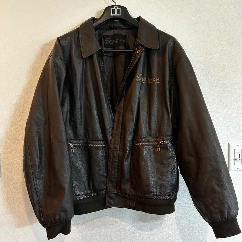 Vintage Snap-on Genuine Leather Jacket